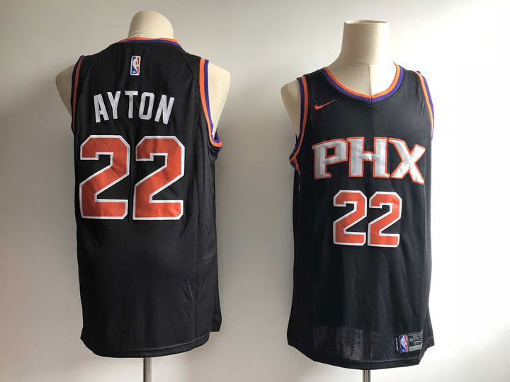Suns 22 Deandre Ayton Black Nike Swingman Jersey,We sell and wholesale Suns 22 Deandre Ayton Black Nike Swingman Jersey on line form chian!